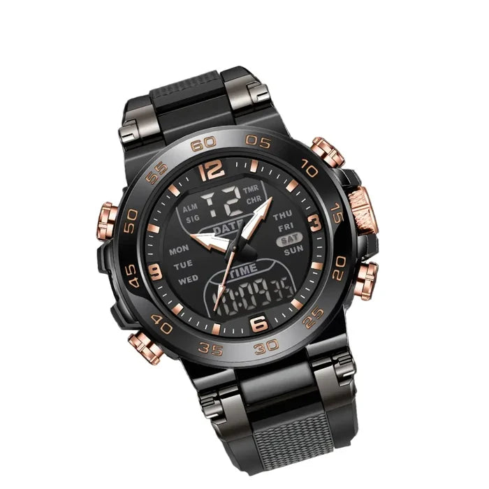 Habicare LIGE men's quartz watch with six design options, featuring a sleek TWS style and stylish watch face details.