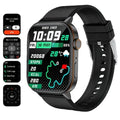 Habicare LIGE outdoor smartwatch with large screen, compass, and music controls, featuring a TWS design in multiple styles.