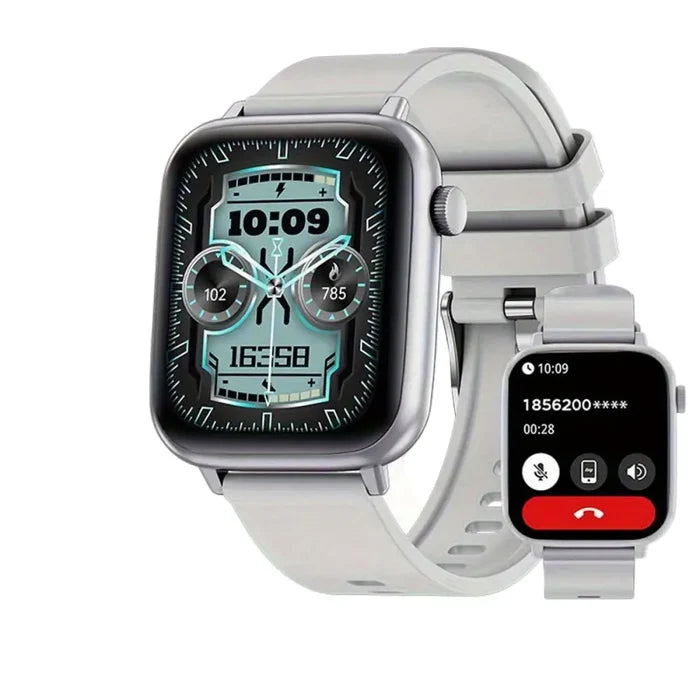 Habicare LIGE smart watch with HD TFT screen, wireless call feature, and multiple sports modes, displayed on a wrist.