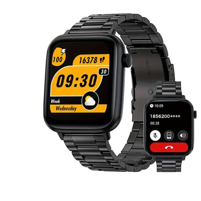Habicare LIGE Smart Watch with HD TFT screen, TWS wireless earbuds, showing sports modes and call features.