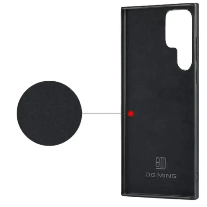 Green M2 leather case for Samsung Galaxy series by Habicare, with magnetic closure and slim, protective design.