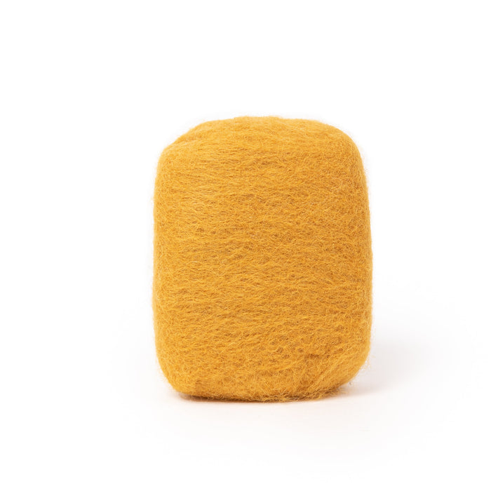 Felted Manuka Honey Wool Soap by Bruntwood Lane showing a cozy, textured soap with natural wool wrapping and honey accents.