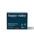 Manuka honey packets from Happy Valley Honey, UMF 10+ honey sticks for on-the-go natural sweetening.