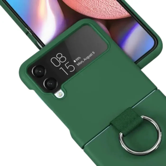 Matte cover for Galaxy Z Flip series by 9eight5, Habicare, showing a sleek, non-reflective protective phone case.