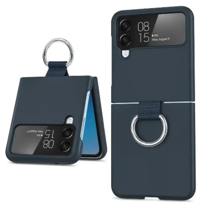 Matte cover for Galaxy Z Flip series by 9eight5, made by Habicare, showing the sleek, matte finish on the phone case.