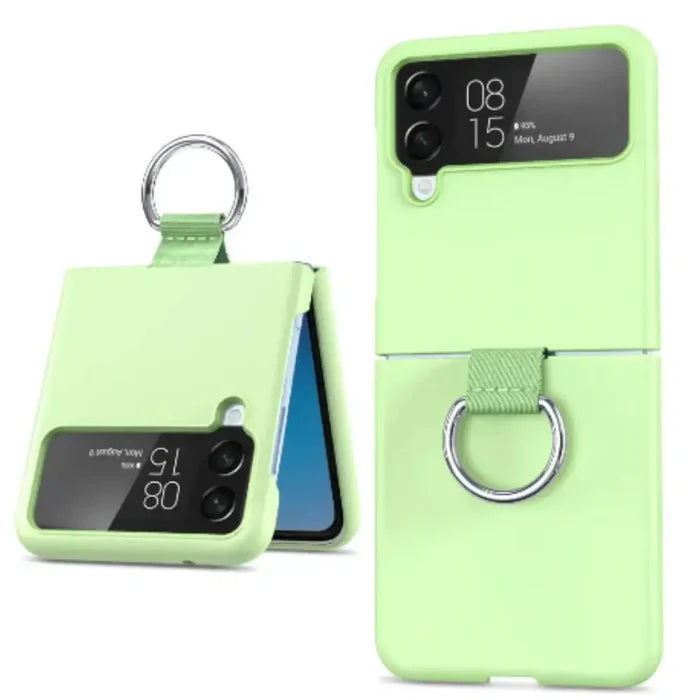 Matte cover for Galaxy Z Flip series by 9eight5, showing a sleek, smooth-textured protective phone case from Habicare.