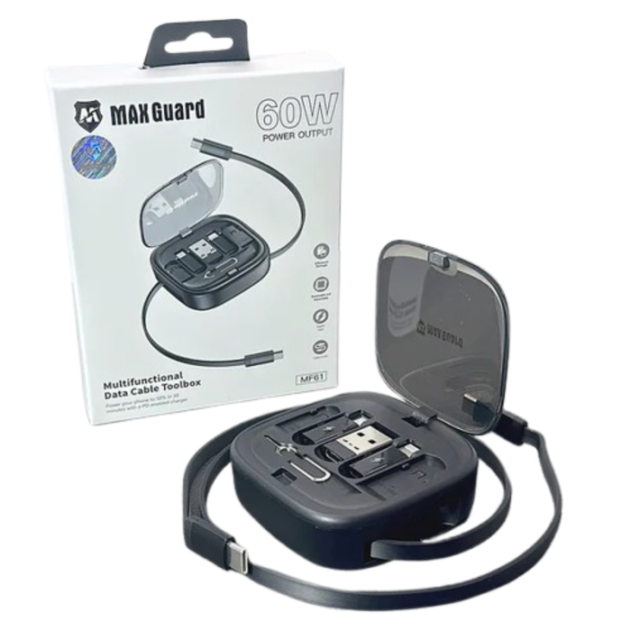 Maxguard 1m 60W cable toolbox accessory by 9eight5, featuring a durable design for electrical cable management.