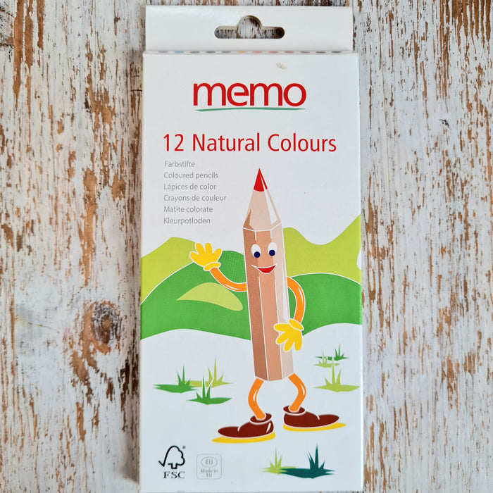 Memo - FSC Certified Colouring Pencils - 12 Pack