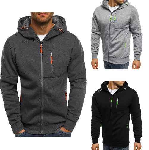 Men's cotton hoodie jacket by Mead's Supply & Equipment Outfitters, featuring a comfortable fit and casual style.