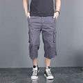 Men's loose casual cotton shorts for summer, shown in a neutral color, designed for comfort and relaxed fit by Mead's Supply & Equipment Outfitters
