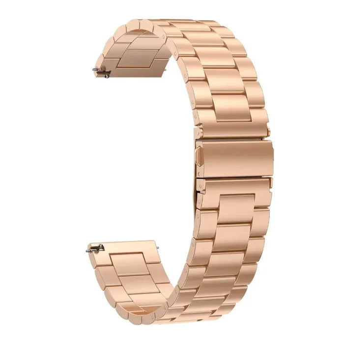 Habicare metal watch band for Garmin Forerunner, Venu, Vivomove series, in 18mm, 20mm, or 22mm sizes, available in four colors.