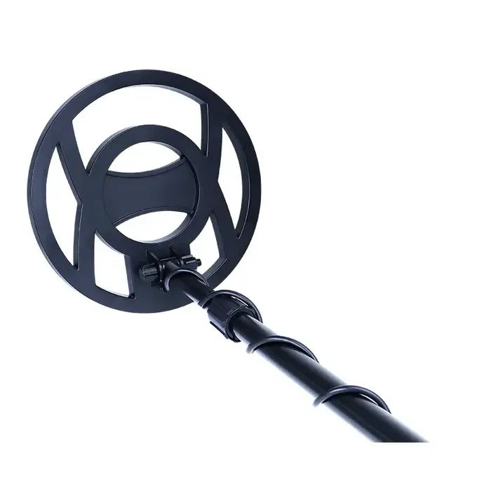 Handheld Habicare S27 metal detector for underground gold and treasure hunting, featuring a sleek design and ergonomic handle.