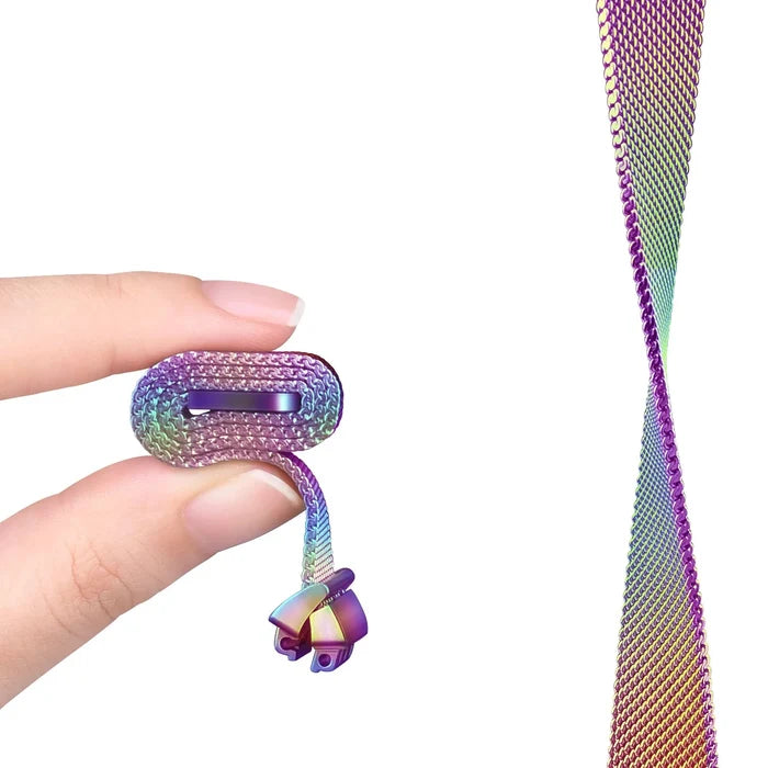Habicare metal strap for Fitbit Inspire, ACE 2/3 series, in various colors, designed for secure TWS fit and stylish wear.