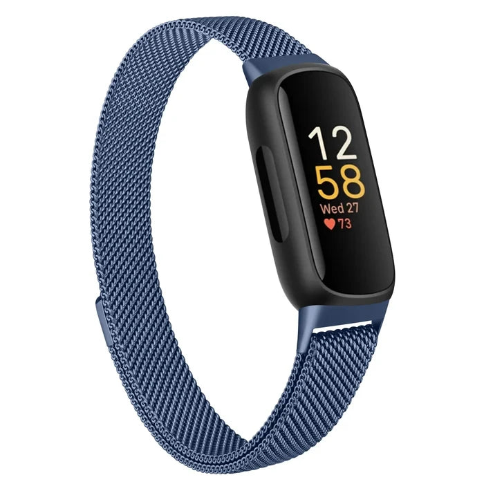 Habicare metal strap for Fitbit Inspire and ACE 2/3 series in various colors, designed for TWS smartwatch style.