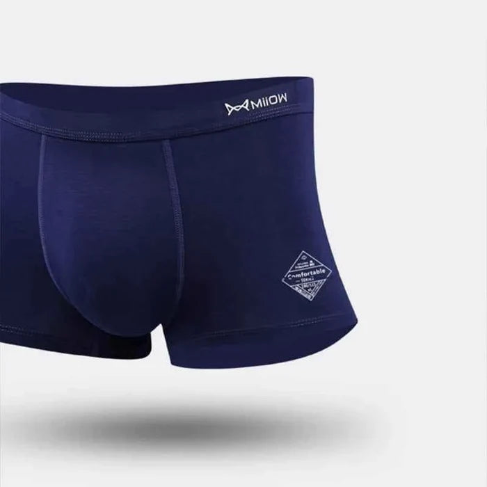 Men's antibacterial boxer briefs by ShopHub NZ, 3-pack, made of cotton with graphene technology for comfort and hygiene.