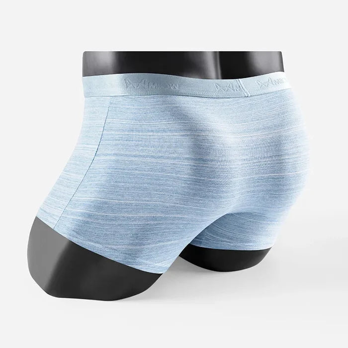 Set of three men's cotton boxer shorts by ShopHub NZ featuring comfortable, breathable fabric and classic design.