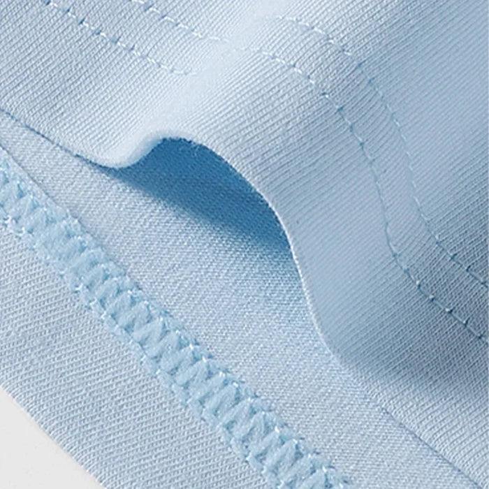 Set of three antibacterial men's boxer shorts made of cotton by MiiOW, featuring comfortable, breathable underwear with a classic design.