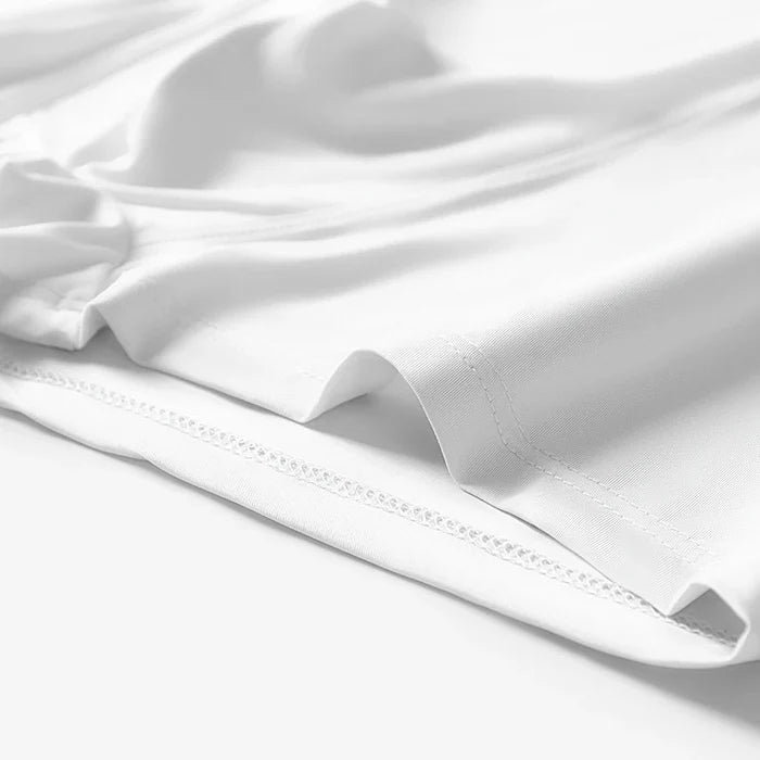 Set of four MiiOW Ice Silk men's boxer trunks featuring smooth, lightweight ice silk fabric for comfort and breathability.