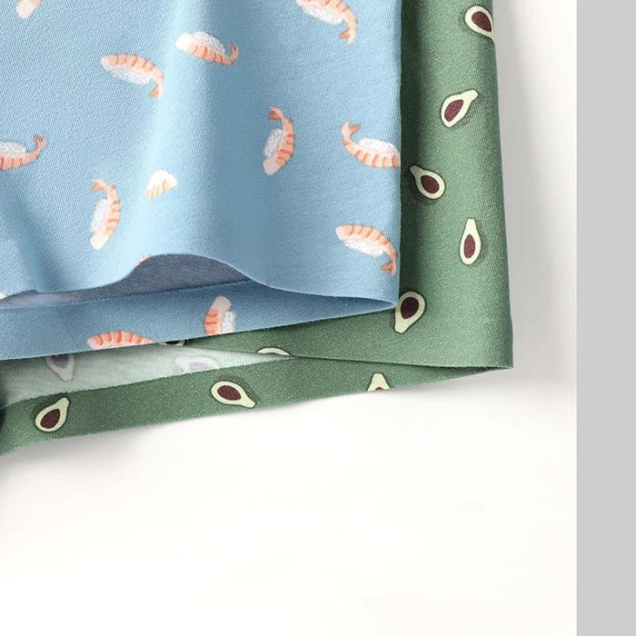 Men's Boxer Briefs set by MiiOW, 3-piece antibacterial underwear with fun printed designs, in a comfortable fit.