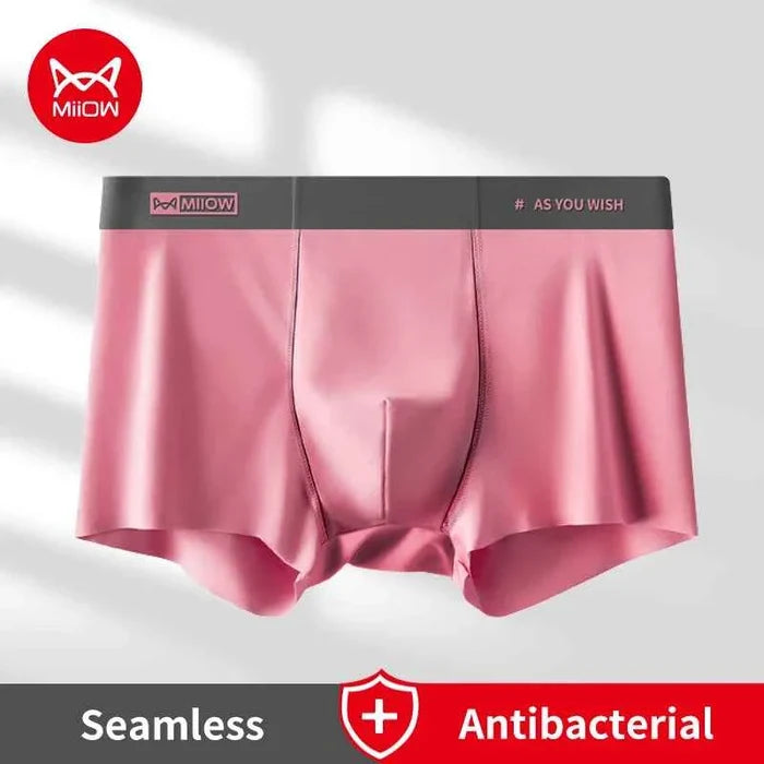 Set of three men's boxer shorts by ShopHub NZ, cotton antibacterial breathable boxer briefs with silky comfort and elastic waistband.