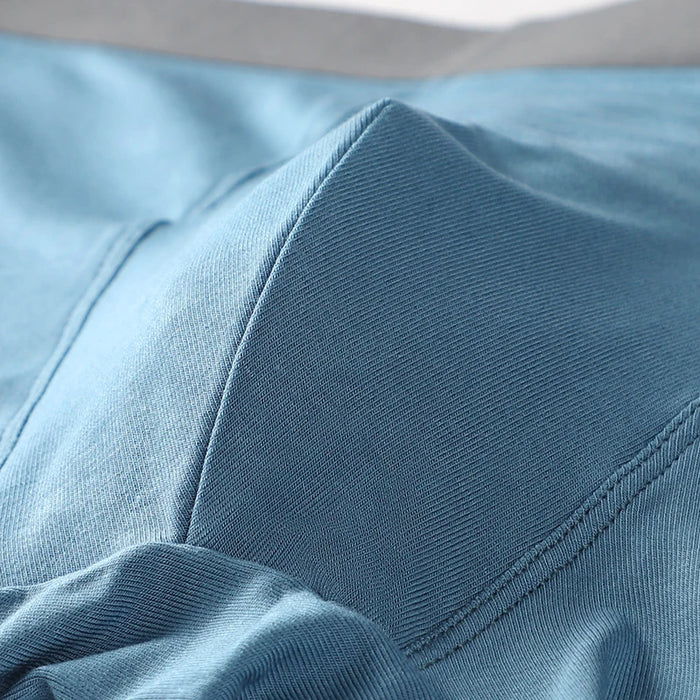 Men's boxer shorts from MiiOW, 3-pack cotton antibacterial breathable boxers with silky feel and comfortable crotch design.