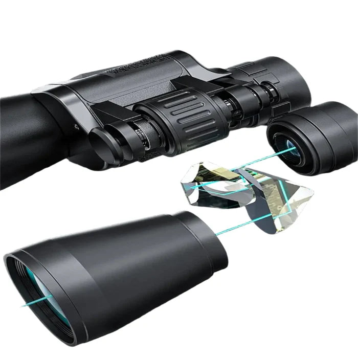 Habicare Military HD Binoculars with 20x50 BAK4 prism for long-range viewing, rugged design, and high-definition clarity.