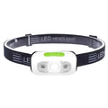 Habicare SS mini motion sensor headlight with adjustable strap and bright LED light for hands-free illumination.
