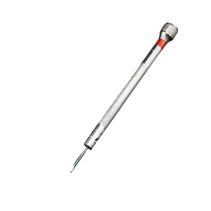 HBC Habicare Mini Precision Screwdriver Set with five screwdrivers in a compact case, ideal for small electronics repair.