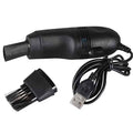 Mini USB office vacuum cleaner by 9eight5 with compact design and cleaning nozzle for removing dust from keyboards and desktops.