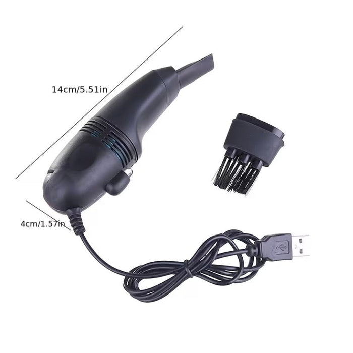 Mini USB office vacuum cleaner by 9eight5, compact handheld tool with a small nozzle for cleaning dust and debris.