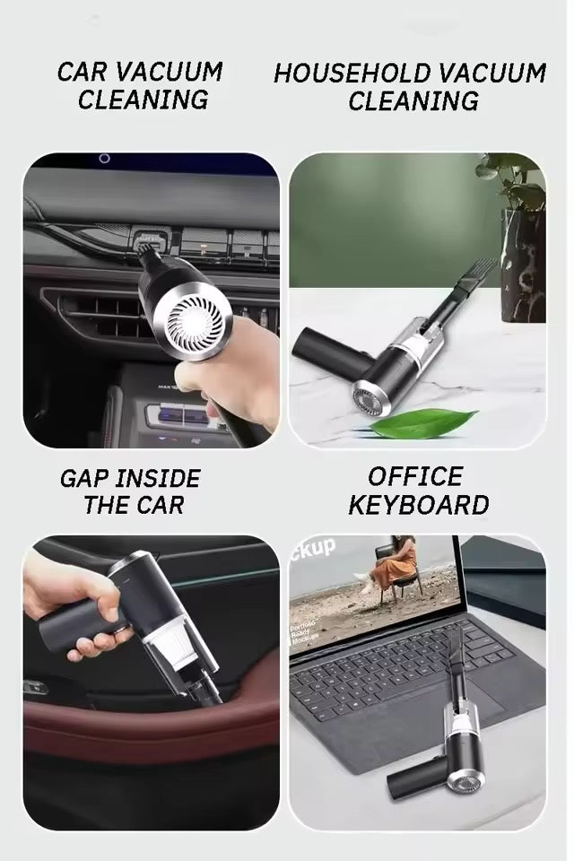Mini USB vacuum cleaner from 9eight5, compact handheld tool with a cleaning nozzle for quick dust removal.