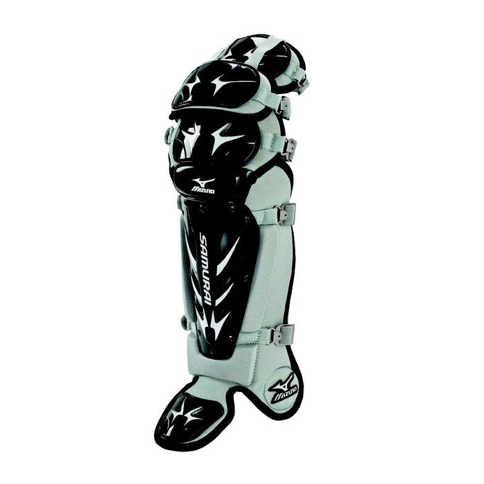 Mizuno G3 Samurai Shin Guards - Black/Gray - 16.5-in
