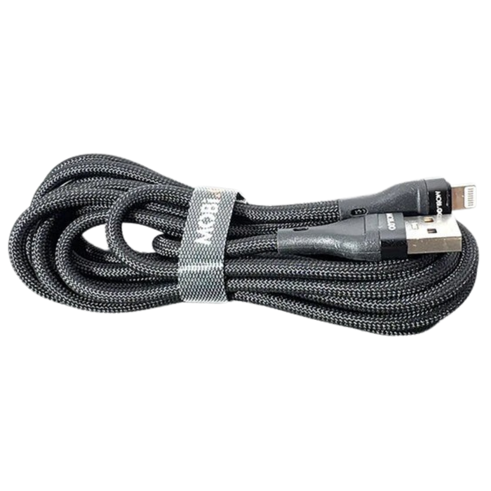9eight5 Mobigo 3m USB-A to Lightning cable accessory, white cable with USB-A and Lightning connectors for charging and syncing devices.