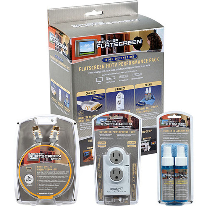 Monster Cable FS PACK HDMI FlatScreen High Definition Performance Pack