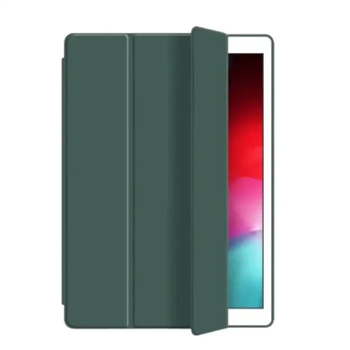 Habicare 9eight5 multi-model iPad case in four vibrant colors, providing durable protection and stylish design for various iPad models.