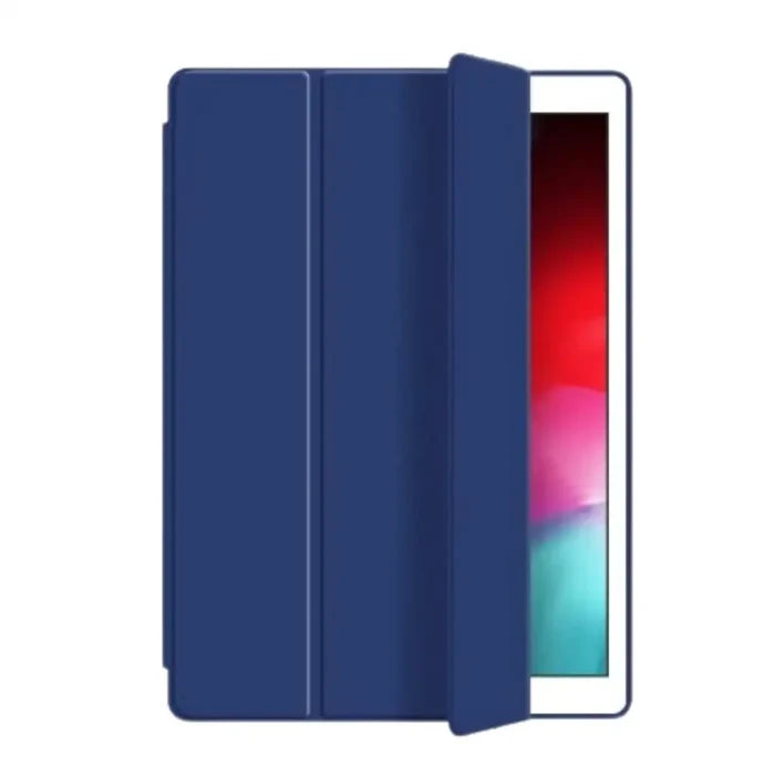 Multi-model Habicare 9eight5 iPad cover in four colors, featuring a protective and stylish design for various iPad models.