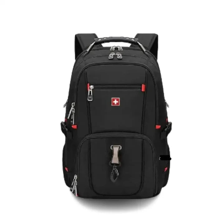 Habicare 9eight5 waterproof multifunction USB laptop backpack with multiple compartments, ideal for travel and daily use.