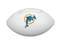 NFL Team Logo Autograph Football Miami Dolphins