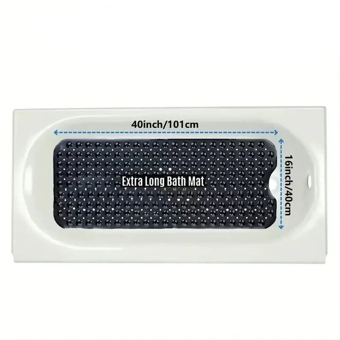 Habicare non-slip bathtub and shower mat in various colors, with textured surface for safety and grip during baths and showers.