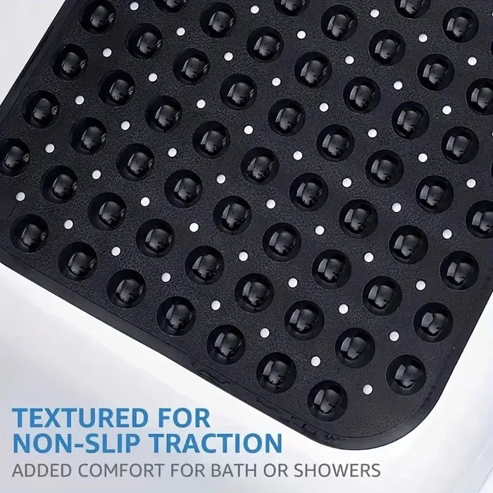 Habicare SS non-slip bathtub and shower mat in various colors, featuring textured surface for safe, secure footing.