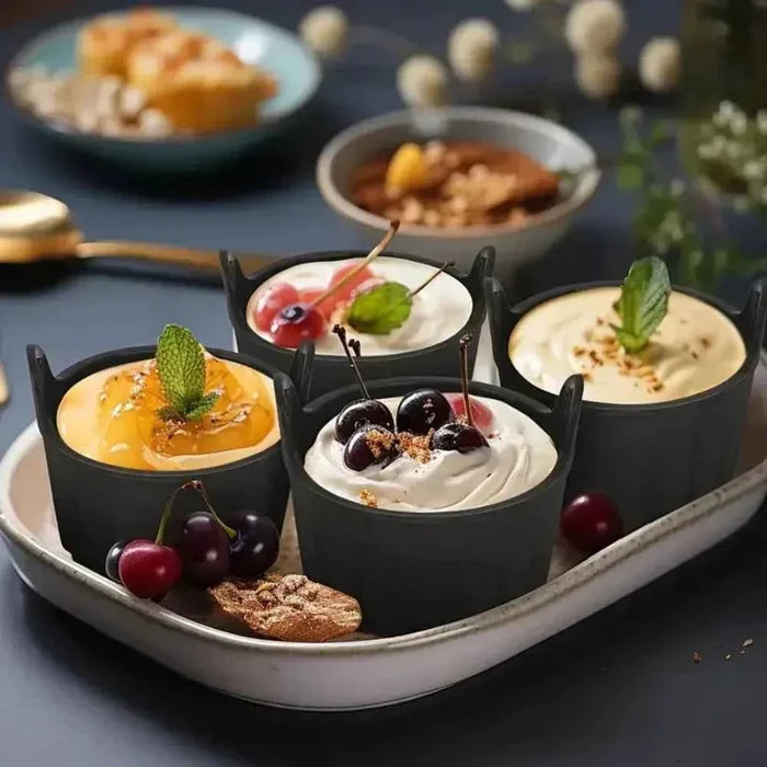 Non-stick baking molds for air fryer, ShopHub NZ air fryer accessories, flexible and reusable baking molds for crispy treats.