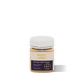 Jar of Happy Valley Honey royal jelly supplement with honey, featuring golden jelly and honeycomb on a white background.