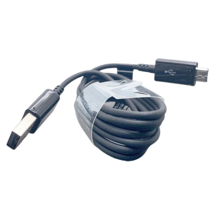 9eight5 USB-A to Micro USB cable, 1 meter long, accessory for connecting devices, shown in the image.