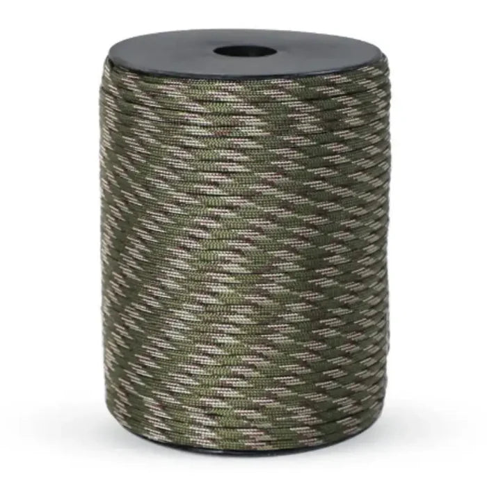 Habicare 9-core military survival paracord rope in various lengths and colors, suitable for outdoor and emergency use.