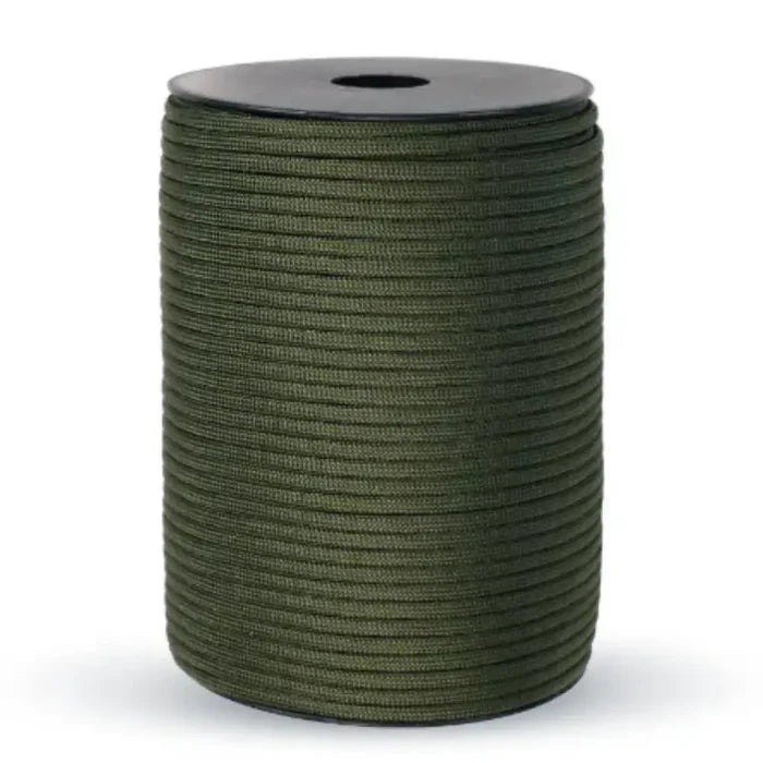 Habicare 9-core military survival paracord rope in various lengths and colors, versatile outdoor and camping cord.