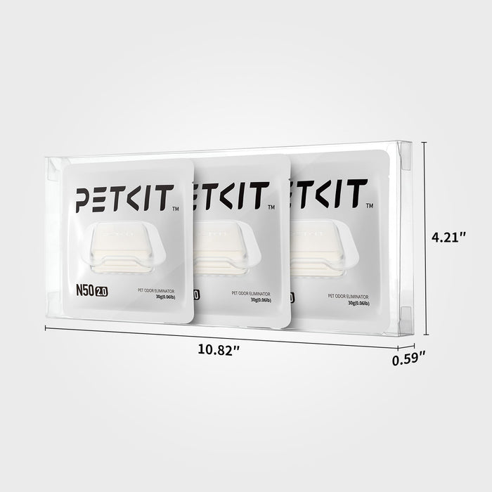 Petkit Pet Odor Eliminator N50 2.0 litter box accessory, compact device with vents for controlling pet odors.