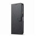 Black Habicare 9eight5 phone case for Samsung Galaxy A Series, showcasing a slim protective design with textured surface.