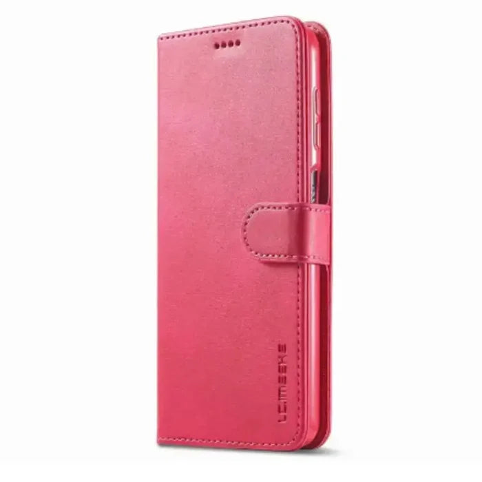 Habicare 9eight5 phone case for Samsung Galaxy A series in Rose Red, protective slim cover with stylish design.