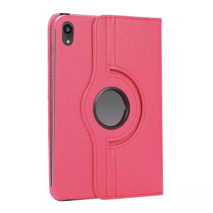 Pink 9eight5 iPad Mini cover for 6th and 7th generation with A17Pro, designed as a protective tablet accessory.