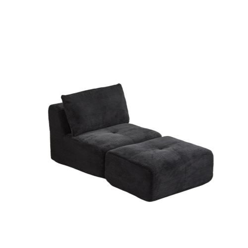 Black / Row of 1 / Corduroy